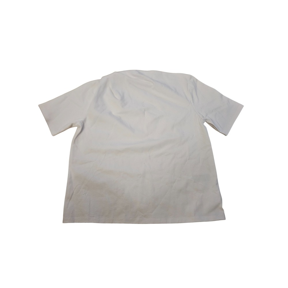 BR NWT Basic White Crew Neck‎ Short Sleeve T Shirt Top Womens Size Medium